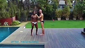 Jett Rink's inked body takes hard interracial anal pounding