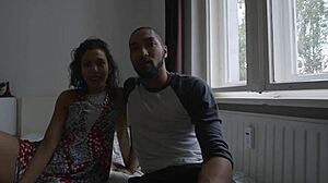 i'm bee riding mac's big cock in lustery submission on the sofa