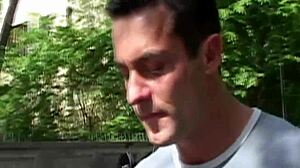 Brunette in a wild threesome, contrasting passions and desires