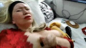 Hey, watch this charming mature in hot solo action!