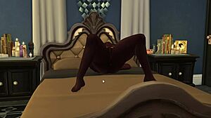 Demi Rubs One Out In Hentai Style!