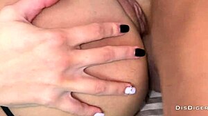 I fucked my wife hard in anal and came on her lover's flowers