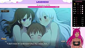 Vtuber Lewdneko Plays Evenicle Part 18 with Cute Anime Characters