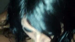 Puta shemale delivers raw oral street action tonight