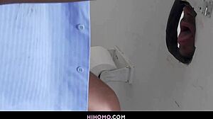 Massive BBC Through Gloryhole for Devin!