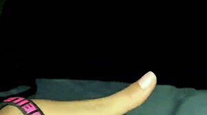 Asian MILF Masturbates Shaved Pussy to Orgasm Watching Porn