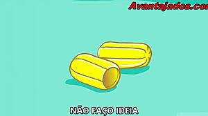 Brazilian gay pornstar in animated sex scene