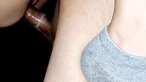 My Best Friend's Cute Little Sister Rides A Professional Cock And Swallows Cum In Homemade Scene