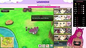 Vtuber Lewdneko Plays Evenicle Part 18 with Cute Anime Characters