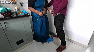 तमिल नौकरानी श्रीदेवी अपने मालिक के लंड को हुनर से संभालती है निजी में