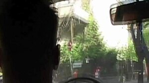 Brunette in a wild threesome, contrasting passions and desires