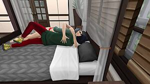 Stepmom craves hard pounding from stepson while alone at home