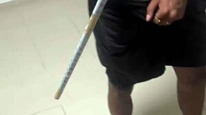 Hetero painter receives payment from well-endowed young man