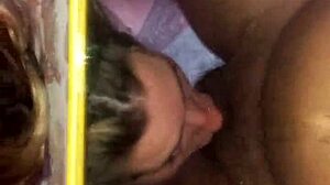 Blonde goddess spits cum after deepthroat blowjob with friend all day