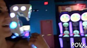 Bare teen 18+ beauties fucking pussy in hardcore pov orgasm