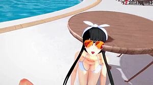 Yor Forger Bikini Pool Scene In Spy X Family