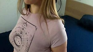 Gamer Girl Loses Bet and Sucks Roommate's Huge Cock