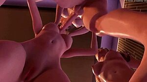 futa tgirl bangs two teen 18+ girls hard 😈