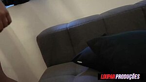 Brazilian teen rides cock in cowgirl, gets muff dived and fucked!