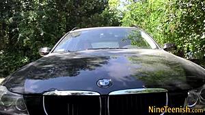 Gorgeous teen gets plowed hard in jeans.