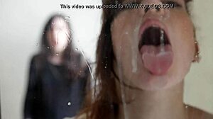 Wow! She's Spitting During the Intense Action!