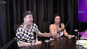 woman kisses him and angers another man who cums on car door