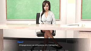 Teacher Whore Gives Handjob In Echoes Of Lust Episode 2