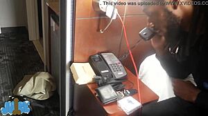 does the ratched maid learn her place with big black cock?