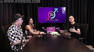 woman kisses him and angers another man who cums on car door