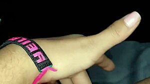 Asian MILF Masturbates Shaved Pussy to Orgasm Watching Porn