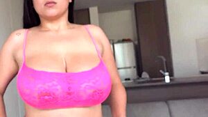 huge tits latina, tit fuck me in this casting?
