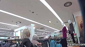charming czech nympho tempted in mall, pounded in pov