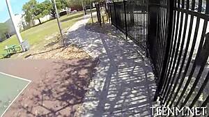 filling teen scarlett sawyer's mouth with sloppy blowjob and cumshot 😏