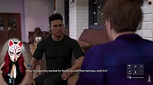 Playful Fox Enjoys Upskirts In Outdoor Anime Cosplay Game