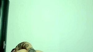 i try my first anal with a glass dildo 😈