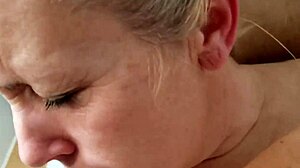 Milf gets fucked on the bathroom counter?