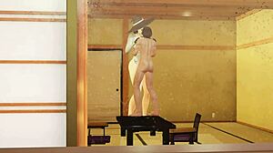 Lady Dimitrescu found you in this 3D hentai game?