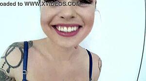 Chloe Carter Takes Huge Cock Deep in POV Blowjob with Facefuck and Cum Swallow