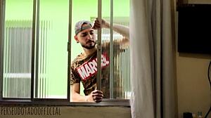 Fucking My Horny Neighbor In Anal, Cumming Inside