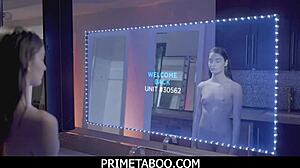 that slut teen 18+ is getting her ass fucked hard, moaning like crazy.