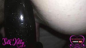 Homemade couple trains in double penetration with closeup pov views