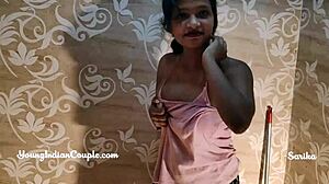 Beautiful Young Indian Girl Masturbates In Shower, Squirting Big Tits!