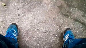 Gay Brazilian feels pleasure masturbating in the woods