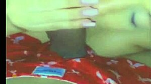 i miss my step daddy so i suck his cock in the bedroom with wet brunette milf