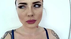 Chloe Carter Takes Huge Cock Deep in POV Blowjob with Facefuck and Cum Swallow