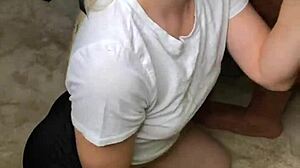 Blonde Amateur's Homemade Interracial Encounter