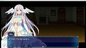 I am the paradise angel in this bondage game.