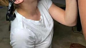 Blonde Amateur's Homemade Interracial Encounter