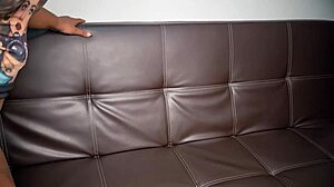 Ebony Milf Feels So Horny With Her Glasses And Red Hair