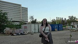 German Scout - Curvy Big Butt And Tits Austrian Office Girl Mona Pickup And Fuck